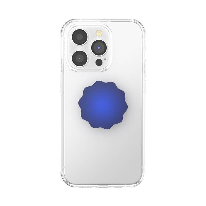 PopSockets - Wholesale Phone Grip - PopSockets Phone Grip - Molded Flower Cobalt