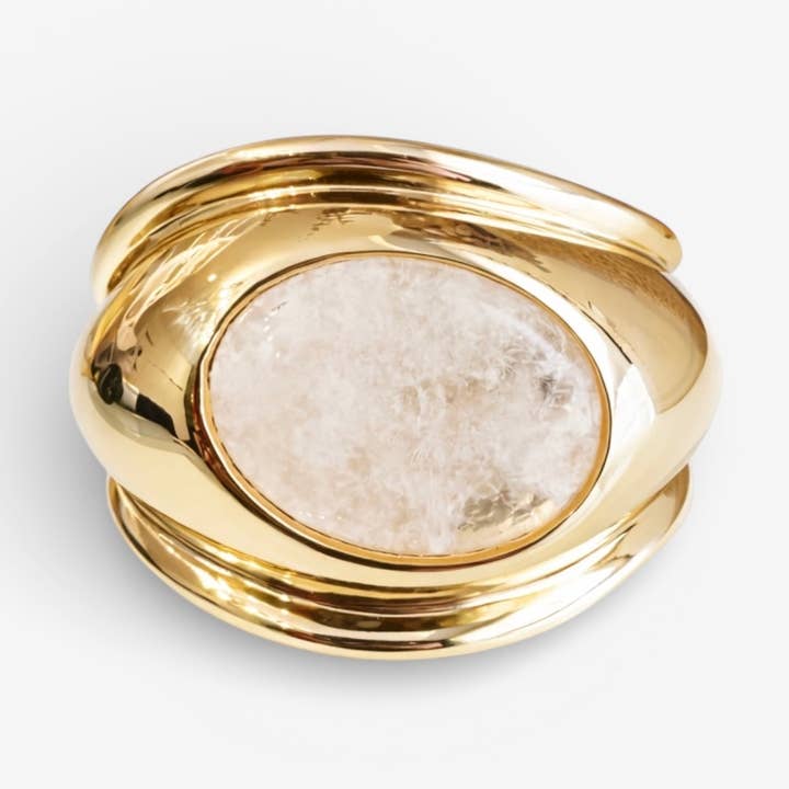 Woonder - Wholesale Cuff Bracelet - Moon Quartz Bracelet