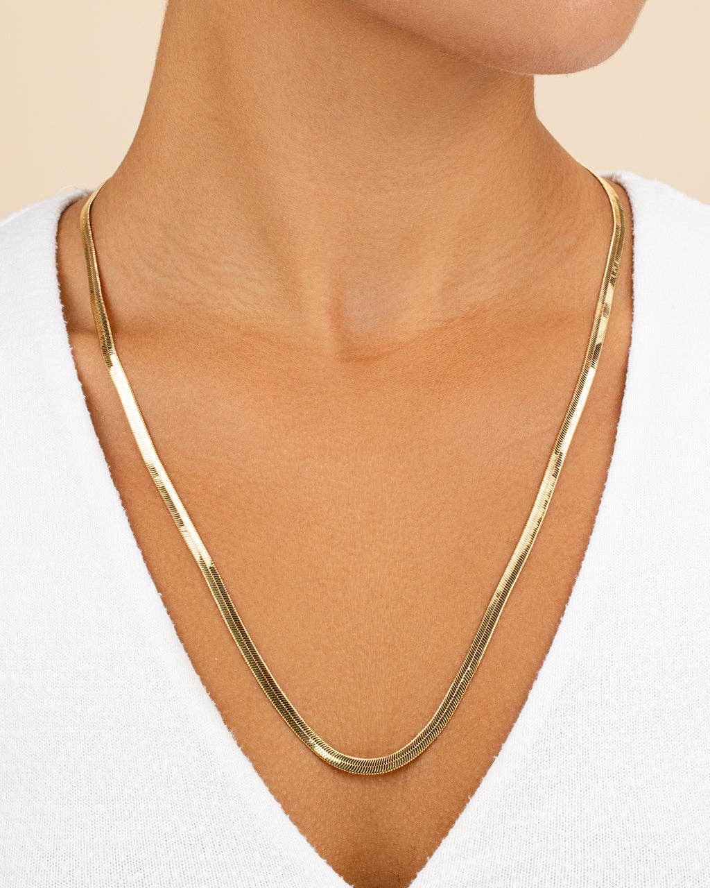 Sterling Forever - Wholesale Link & Chain Necklace - Herringbone Chain Necklace18