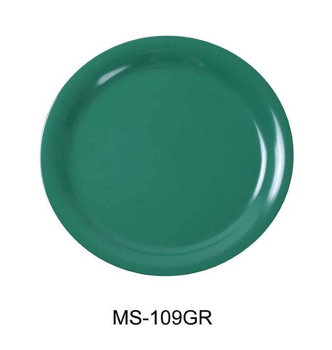 Yanco - Wholesale Dinner Plate - 9" NARROW RIM ROUND PLATE GREEN0