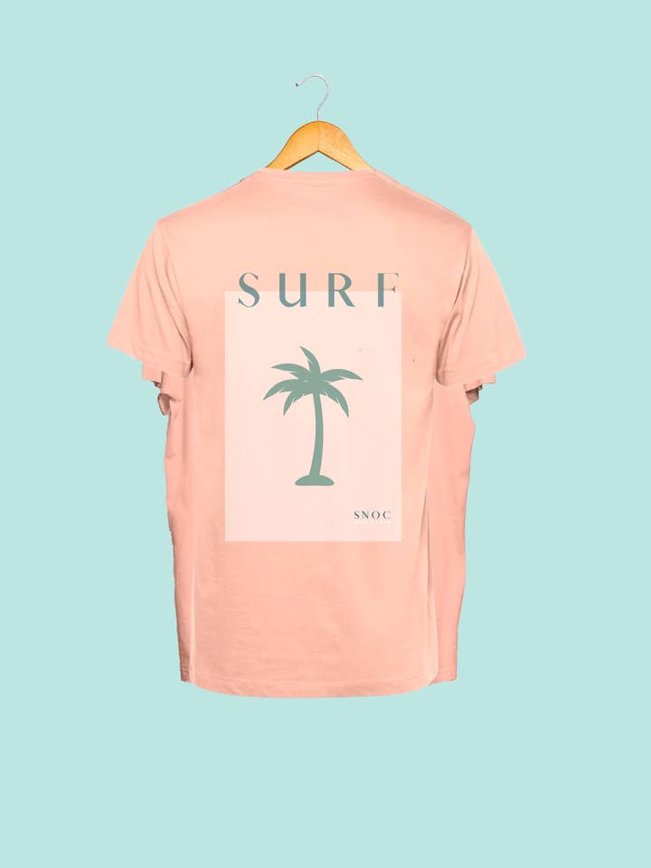 SNOC - Wholesale Screen Printed T-Shirt - Unisex - SNOC SURF T-SHIRT 19940