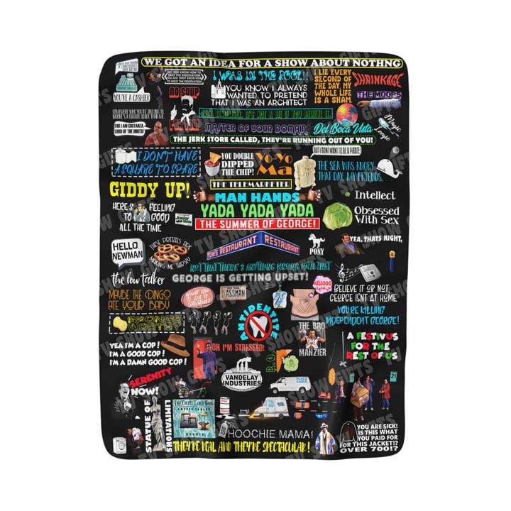 Seinfeld Blanket for wholesale by TV Show Gifts