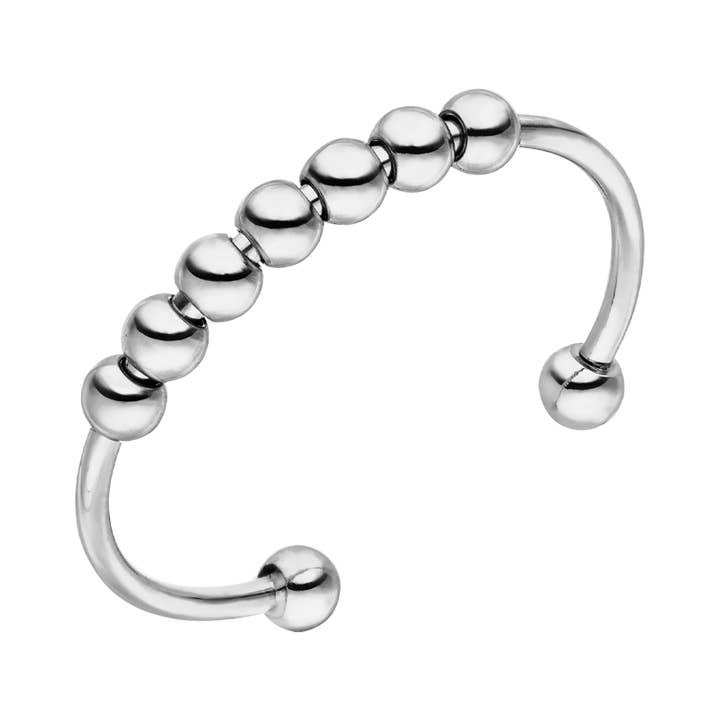 Schmuckgroßhandel - Wholesale Band/Stacked Ring - Anti Stress Ring | 18K gold-plated1