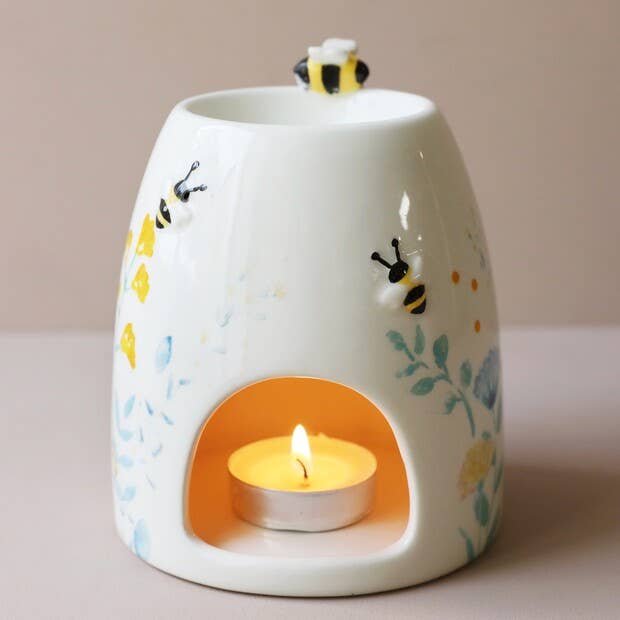 Lisa Angel - Wholesale Wax Warmer - Floral Ceramic Wax Warmer -Not available to EU countries0