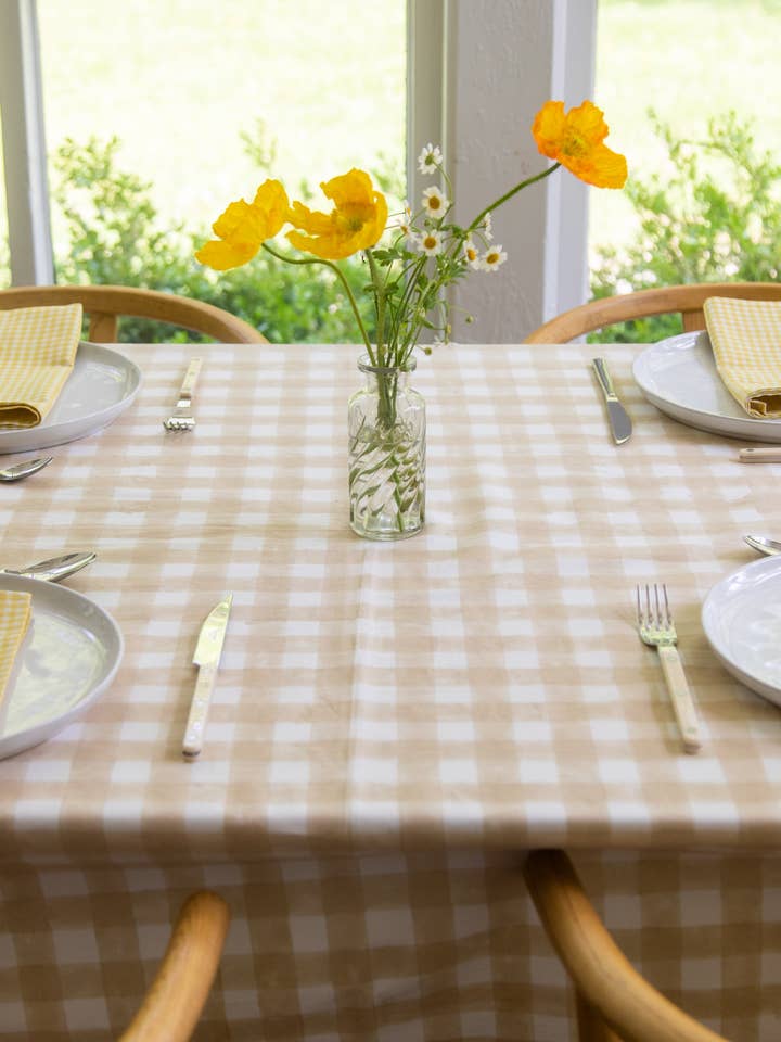 Tovaglioli Gingham per la vendita all'ingrosso da parte di Sarah Spiegel