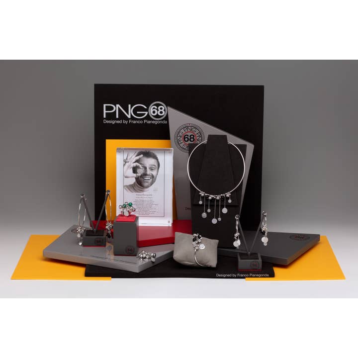 PNG68 - Wholesale Charm/Dangle Bracelet - DANCE OF LIFE BRACELET SILVER PLATED RHODIUM, HANDMADE ITALY3