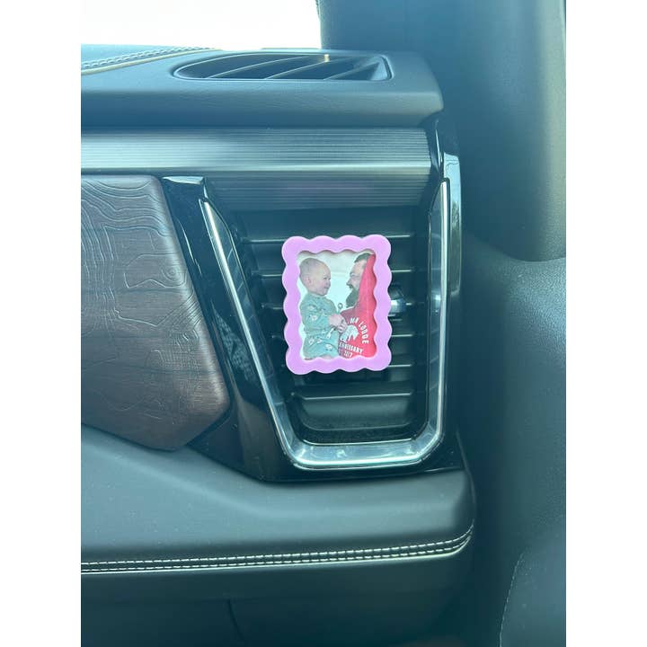 Cope and Co Custom Signs - Wholesale Picture Frame - Squiggly Car Vent Picture Frame 4