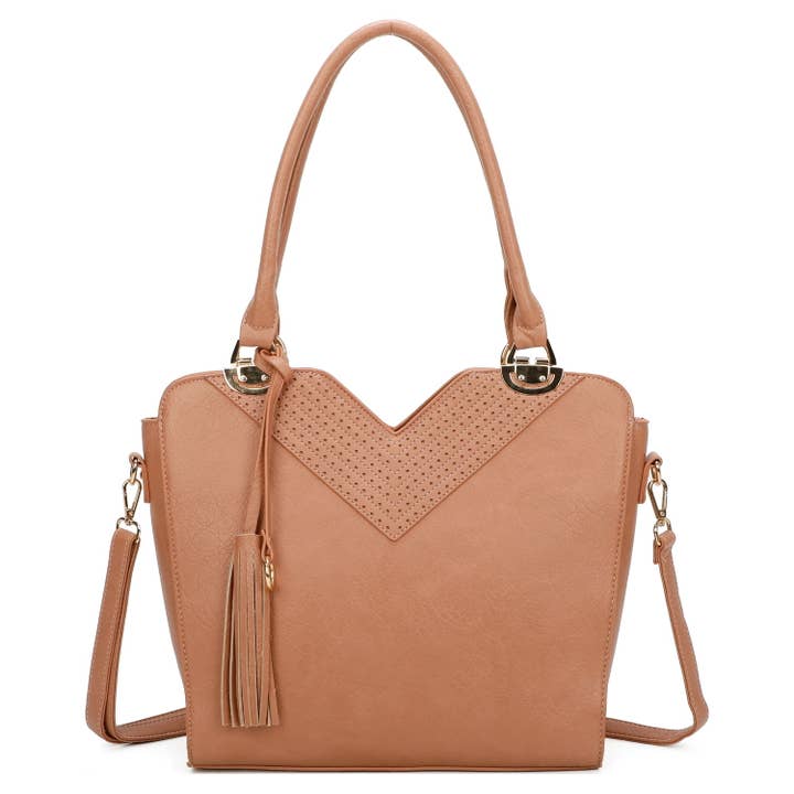 Superbia - Wholesale Tote Bag - Women's - Superbia Large Front Laser Cut Tassel A4 Tote Bag +Dust Bag10