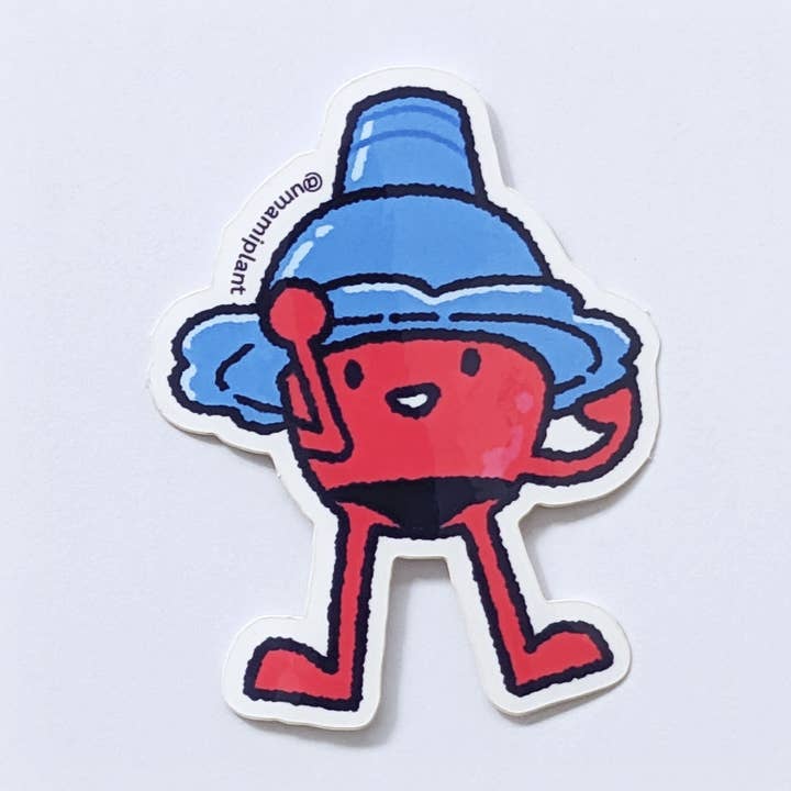 Säkerhet Cone vinyl klistermärke för wholesale av UMAMIPLANT