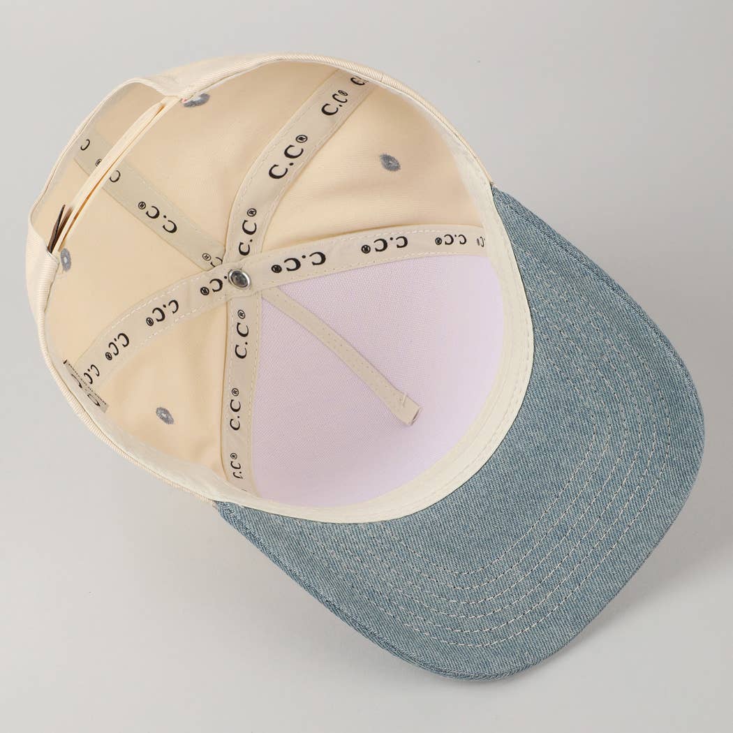 Fashion City – Engroshandel Baseballkasket - Til børn – Børns ensfarvede tofarvede baseballkasket i lærredsbomuld21