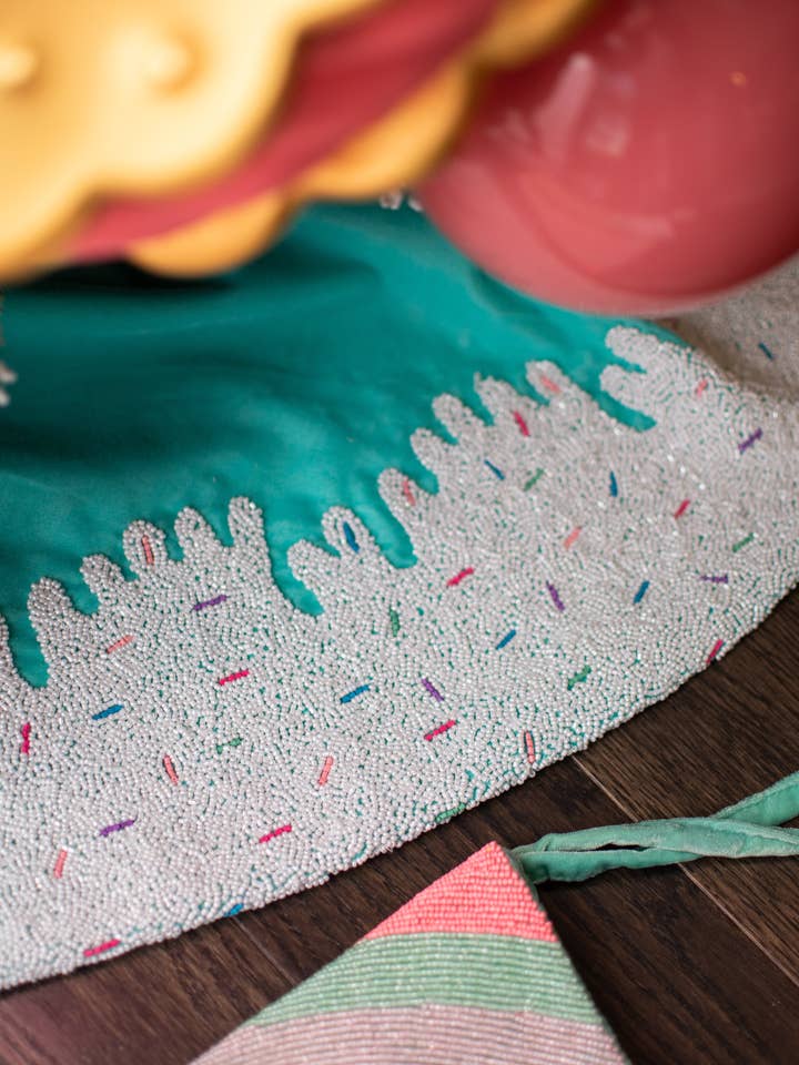 Träd Kjol ✦ Candyland Glass Dropp i Blå för wholesale av Island to East Side