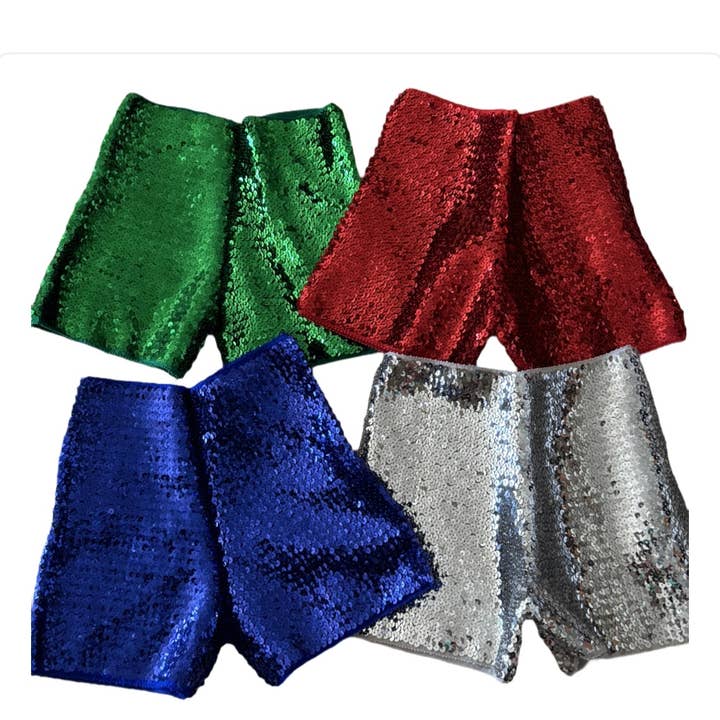 Super cute sequin shorts for camp for wholesale by lil darlings inc