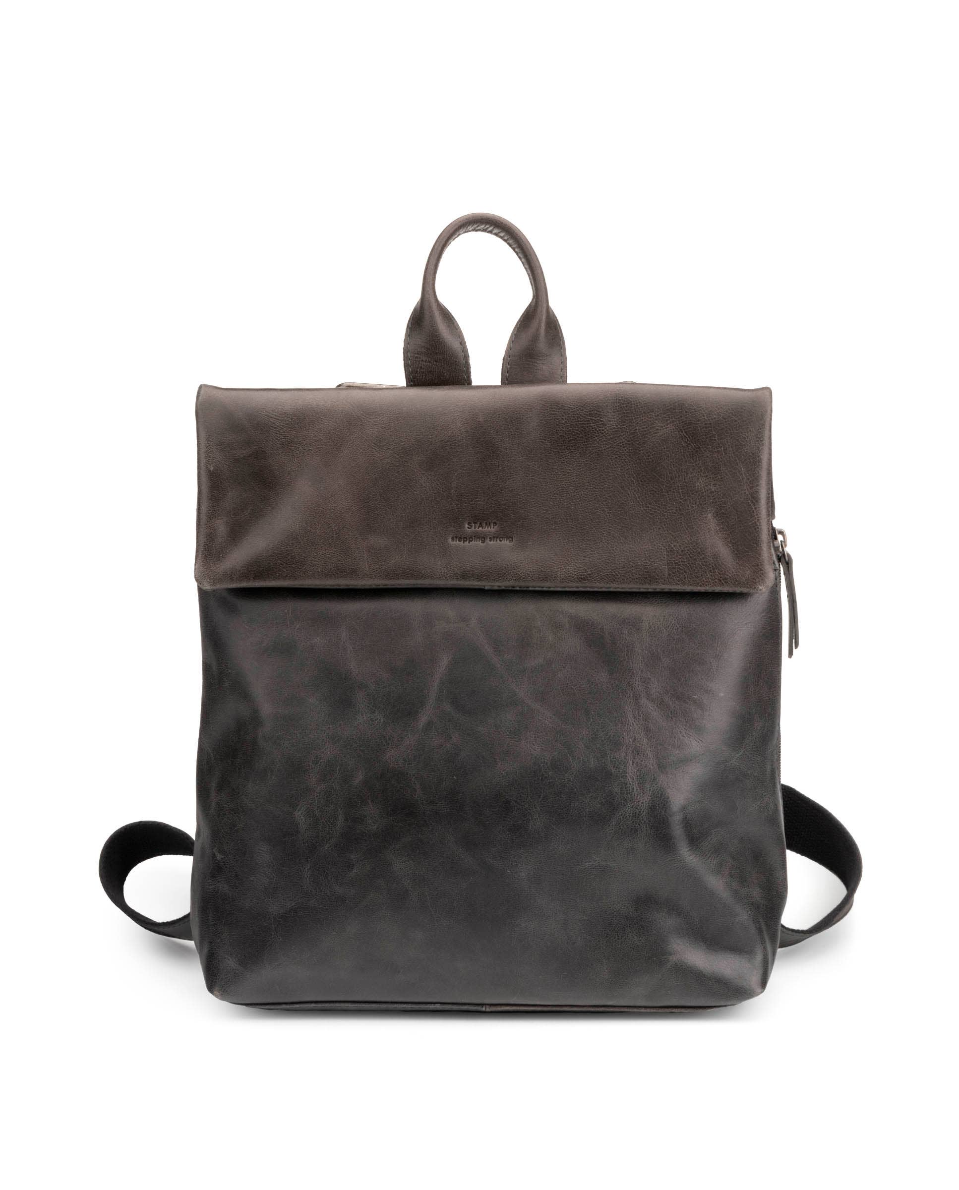 Stamp - Vente Sac à dos – femme - Sac à dos antivol Stamp St5247, Femme, Cuir Crackle8