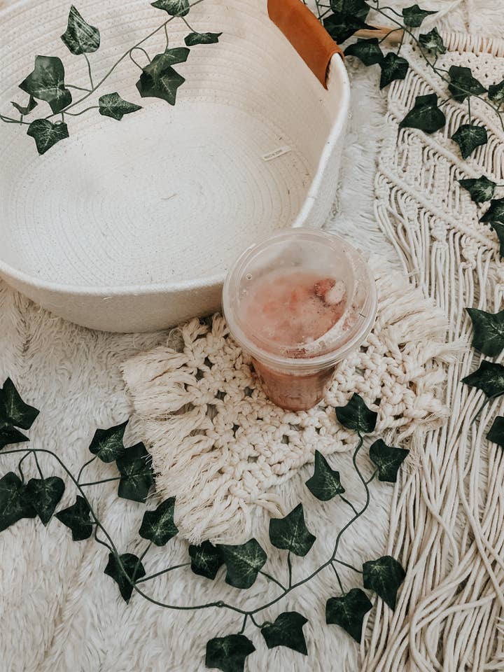 Sous-verres rectangulaires en macramé blanc pour la vente par CreationsByMaddied