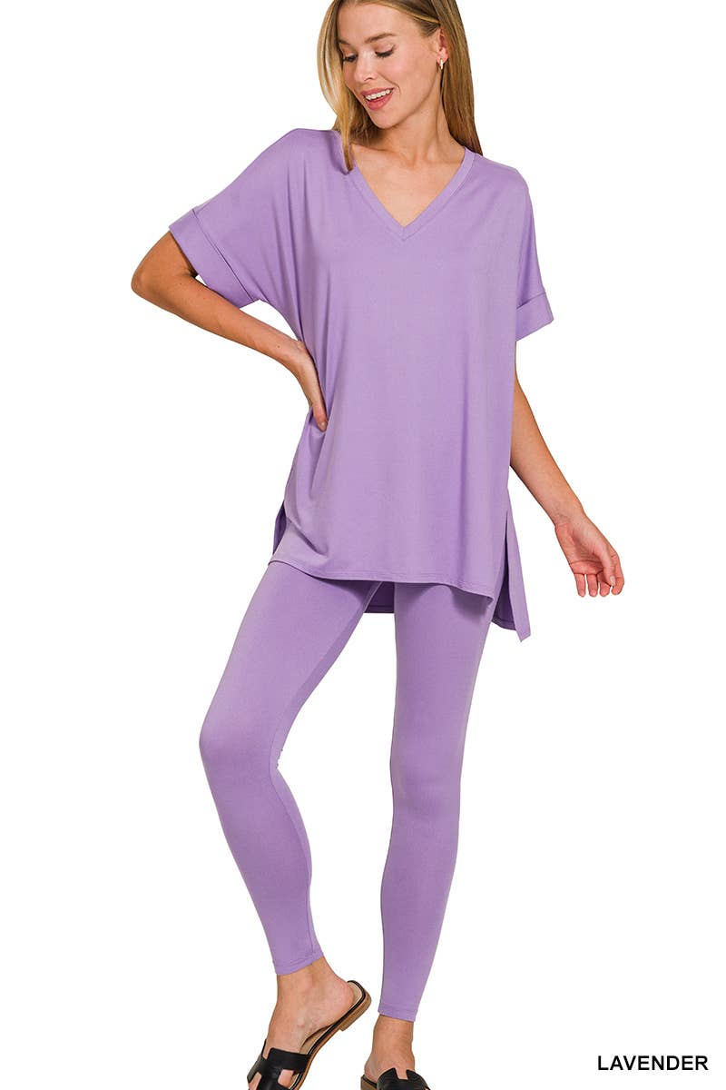 Vanilla Monkey - Wholesale Lounge Set - Women's - Brushed Dty Microfiber Loungewear Set39