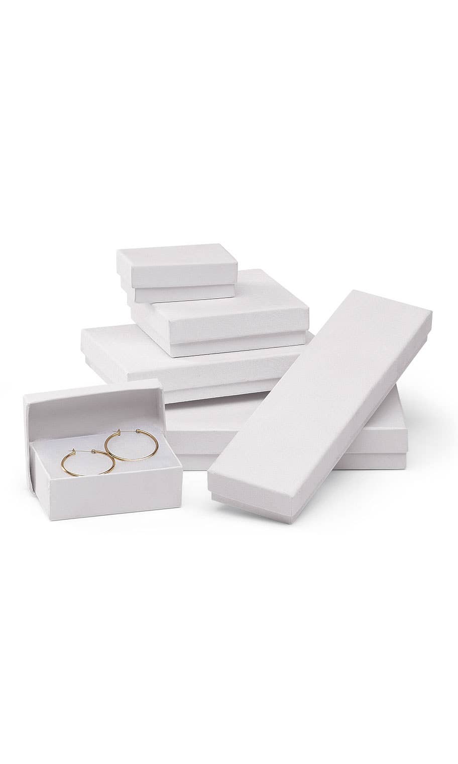 Store Supply Warehouse - Wholesale Gift Box - Cotton-Filled Jewelry Boxes Assortment Set1