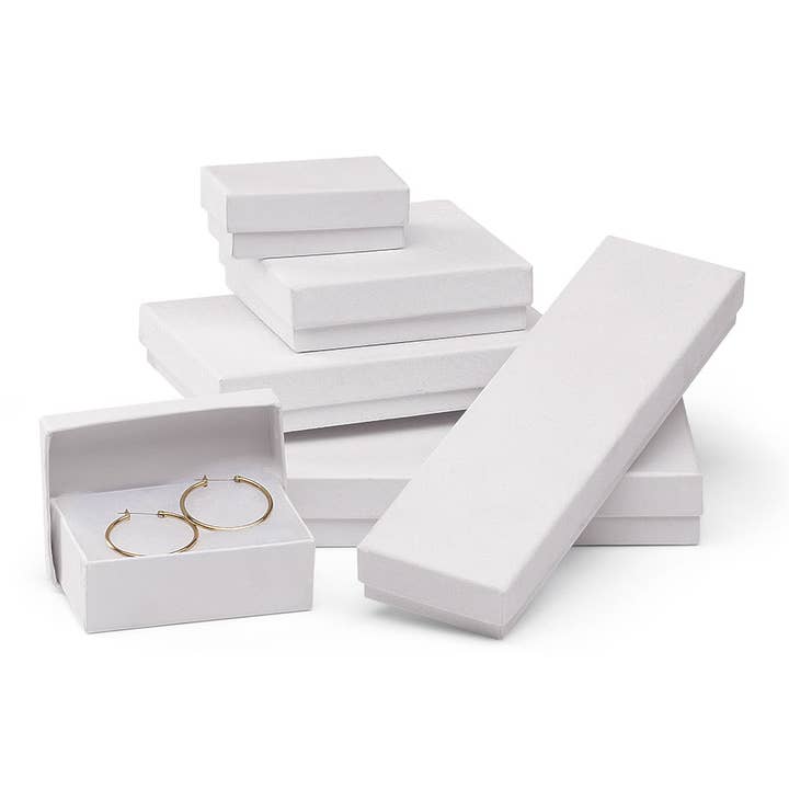 Store Supply Warehouse - Wholesale Gift Box - Cotton-Filled Jewelry Boxes Assortment Set1