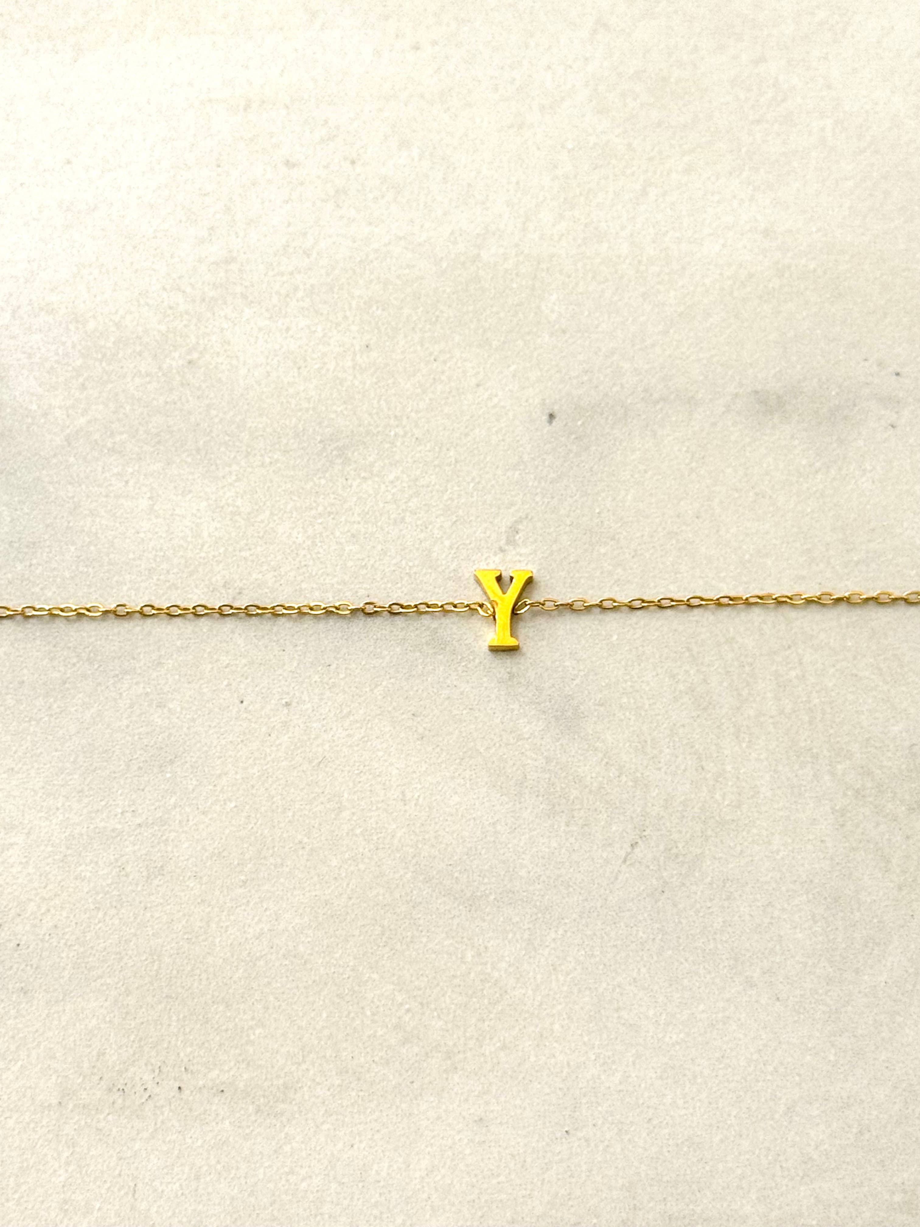 Cassette Barcelona - Wholesale Charm/Dangle Bracelet - Minimal Stainless Steel Initial Bracelet27