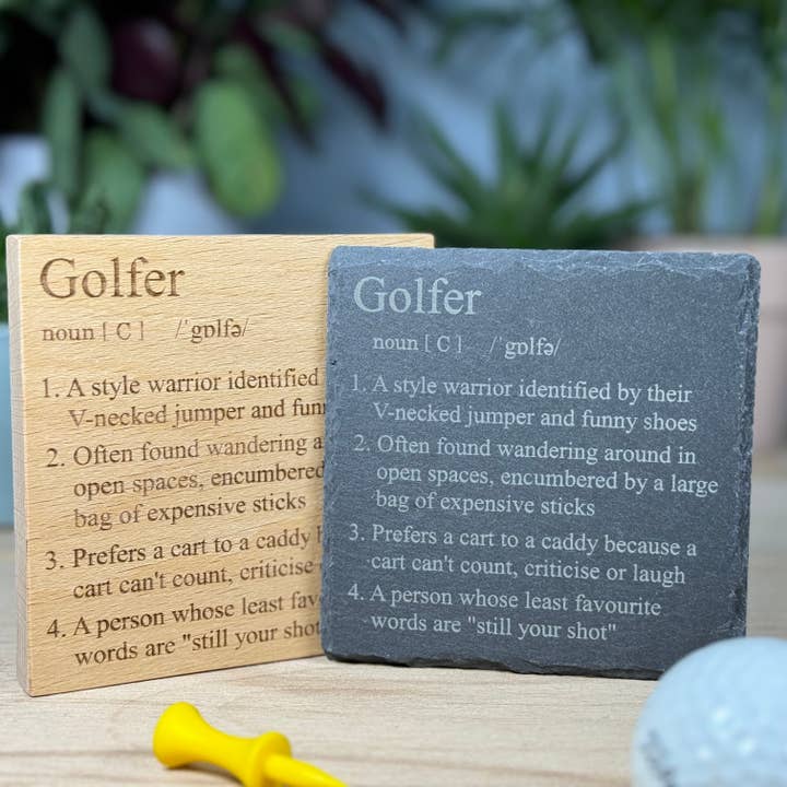 Coaster - Golfer for wholesale by Craftypups