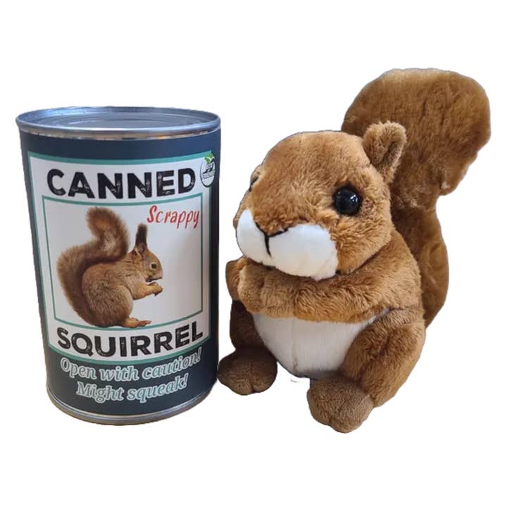 Canned Gifts - Wholesale Stuffed/Plush Toy - Kids & Baby - Canned Squirrel | Stuffed Animal Plush | Funny Jokes