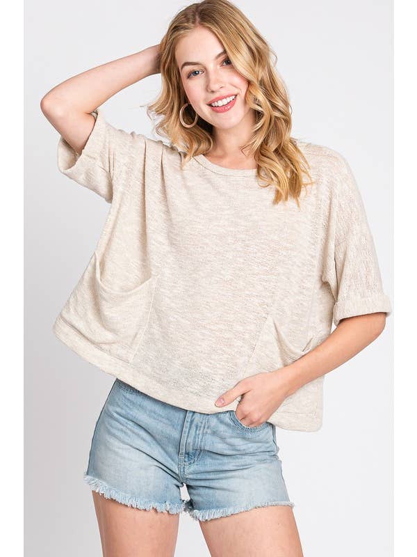 Final Touch - Vendita all'ingrosso Tunica - Donna - Top a Girocollo Vestibilità Ampia - T312145