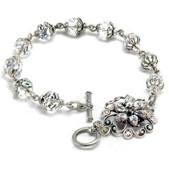 Pointe Blomst Armbånd BR432 for engroshandel hos Sweet Romance Jewelry