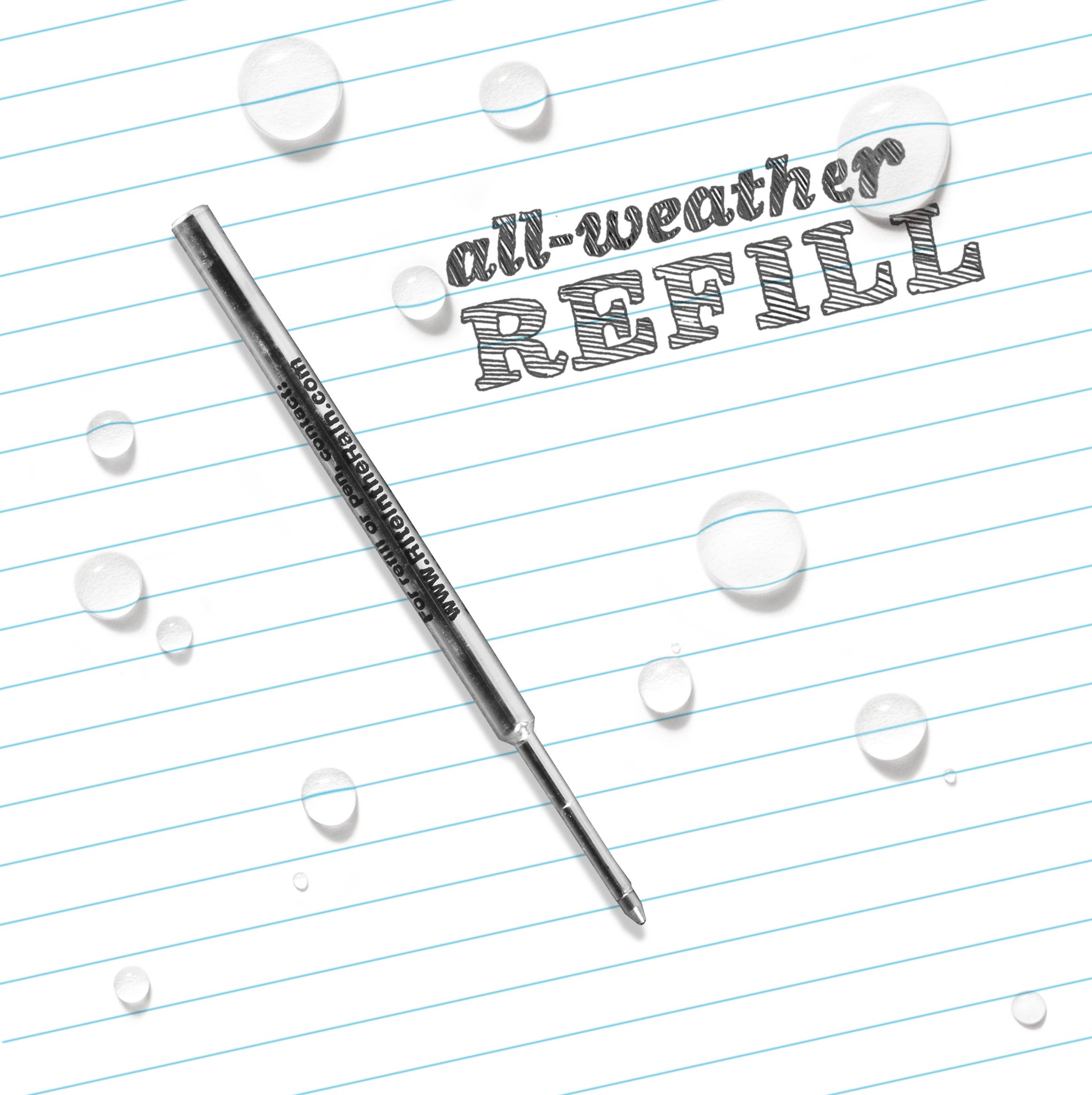 Rite in the Rain - Vente Stylos - Recharge pour stylo à encre Rite in the Rain, noire0