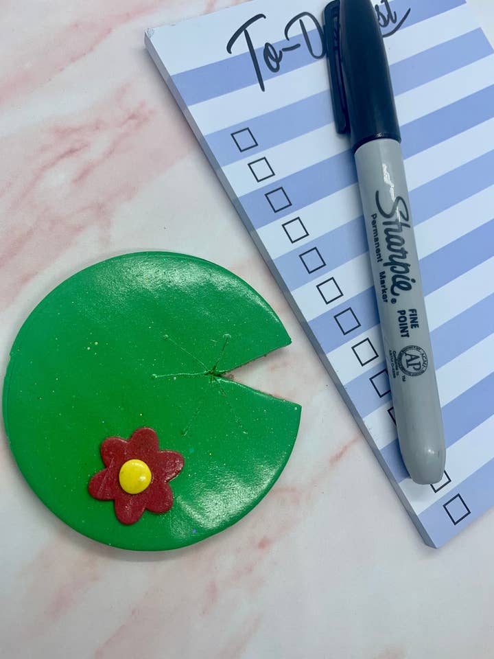 Set Of Two Lilly Pad Car Coaster | Car Accessories | Floral Coaster | Cup Holder Coaster | Boho Accessories | Gift For New Driver for wholesale by StayTay Store