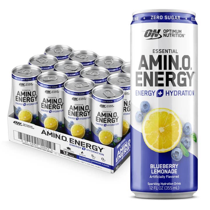 L&F Universal Goods - Wholesale Sports/Energy Drink - OPTIMUM - AMINO ENERGY DRINK - 12/12OZ SPRK BLUEBERRY LMONDE
