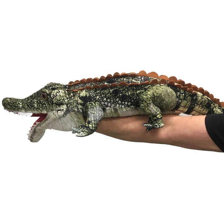 Texas Toy Distribution - Wholesale Stuffed/Plush Toy - Kids & Baby - Crocodile Hand Puppet 40" Plush Stuffed Animal2