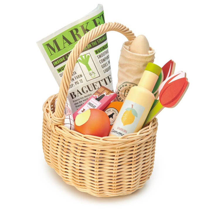 Tender Leaf Toys - Wholesale Basket - Kids & Baby - Wicker Shopping Basket