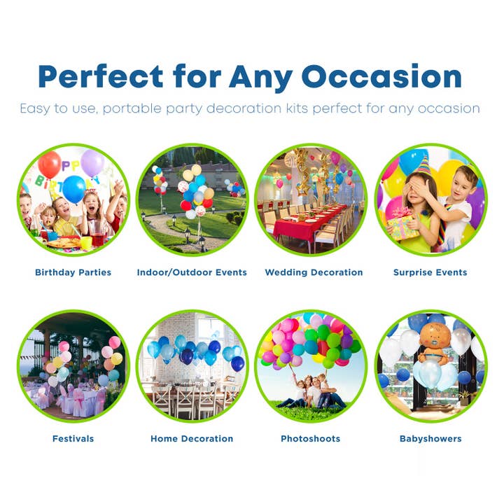 Balloonee - Wholesale Balloon - Balloonee Standard Disposable Helium Party Kit5