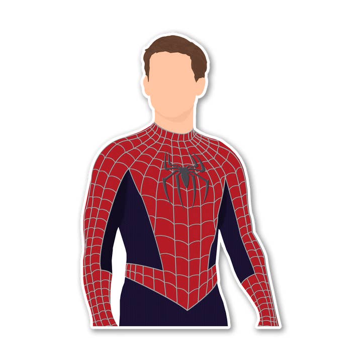 Tobey Maguire Spider-Man klistermærke for engroshandel hos Shop Trimmings