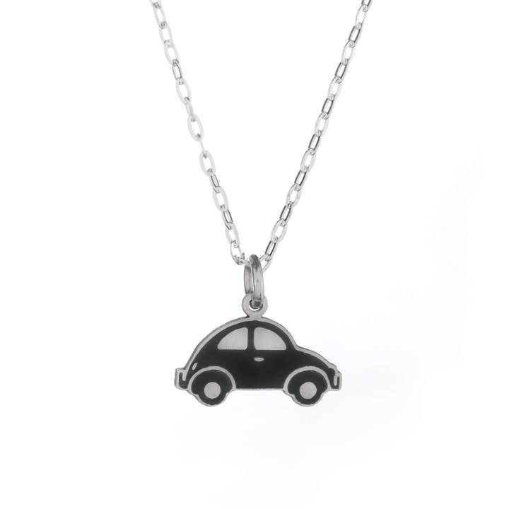 Car Tiny Necklace for wholesale by The Bearded Jeweler
