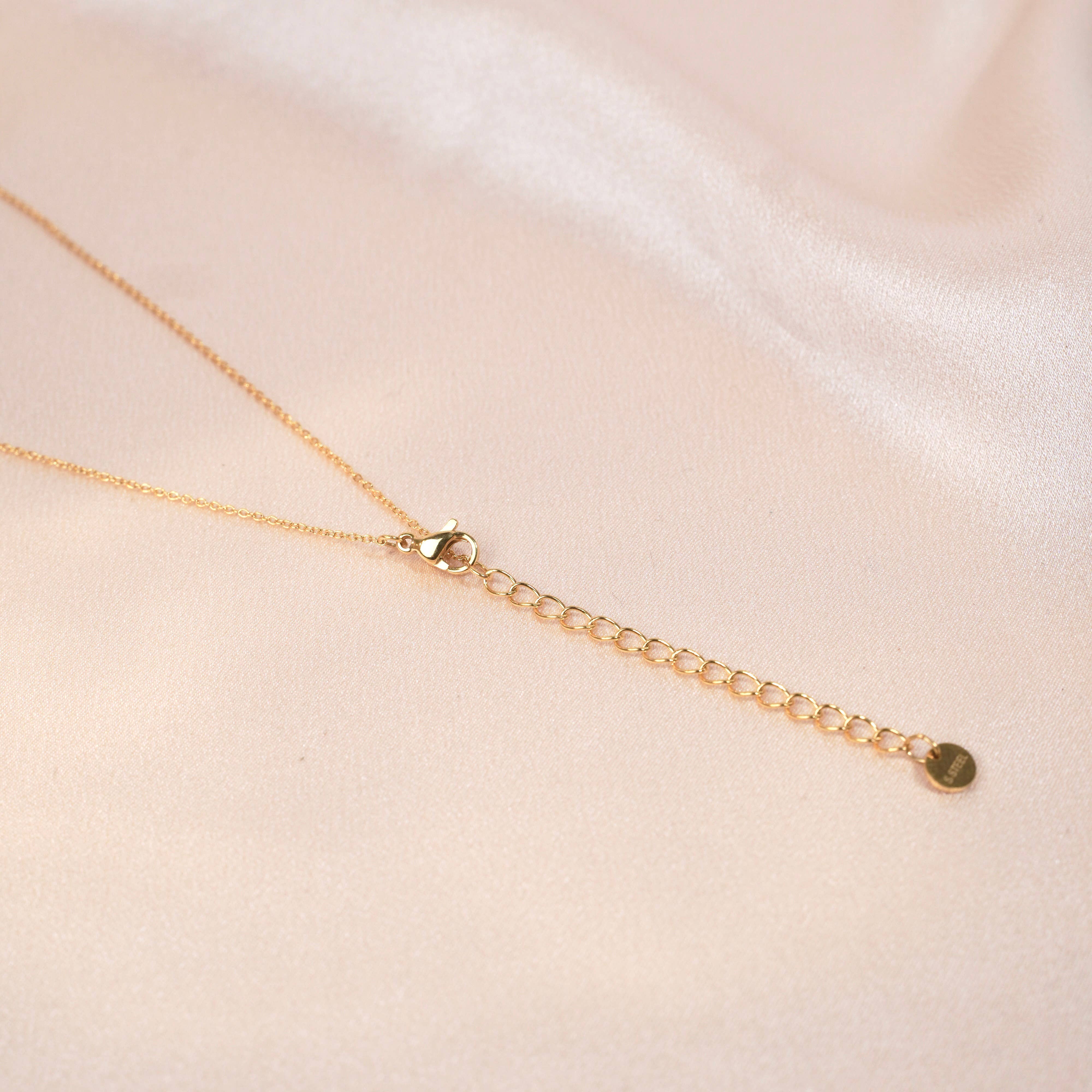 Victoire Collection - Vente Colliers à pendentif - Blue Amazonite Stone Pendant Stainless Steel4