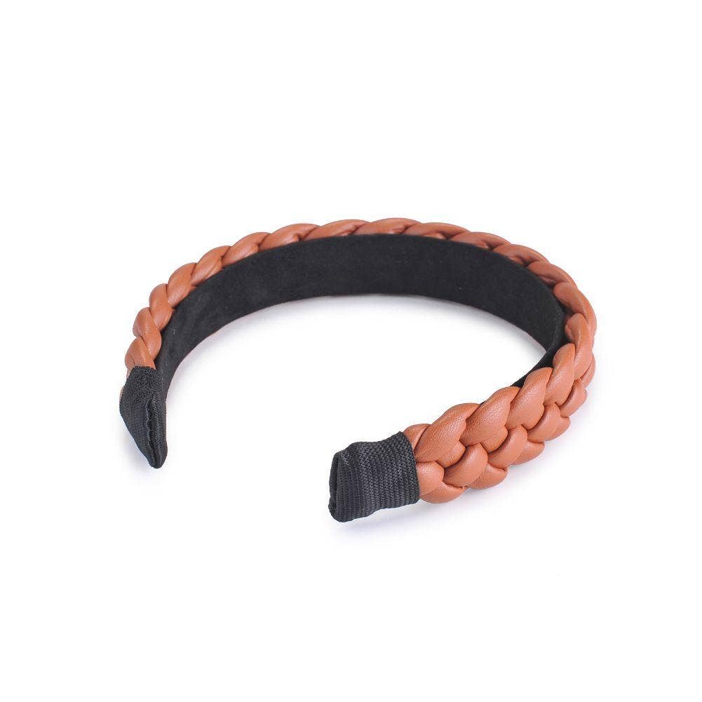 Urban Expressions - Wholesale Fashion Headband - Women's - Braided Vegan Leather Headband11