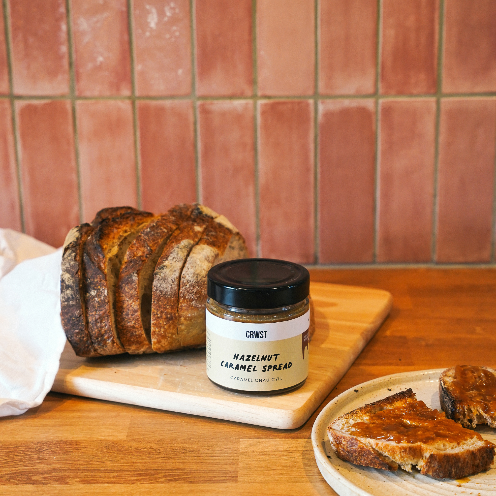 Crwst – wholesale Nut butter – Hazelnut Caramel Spread (210g)2