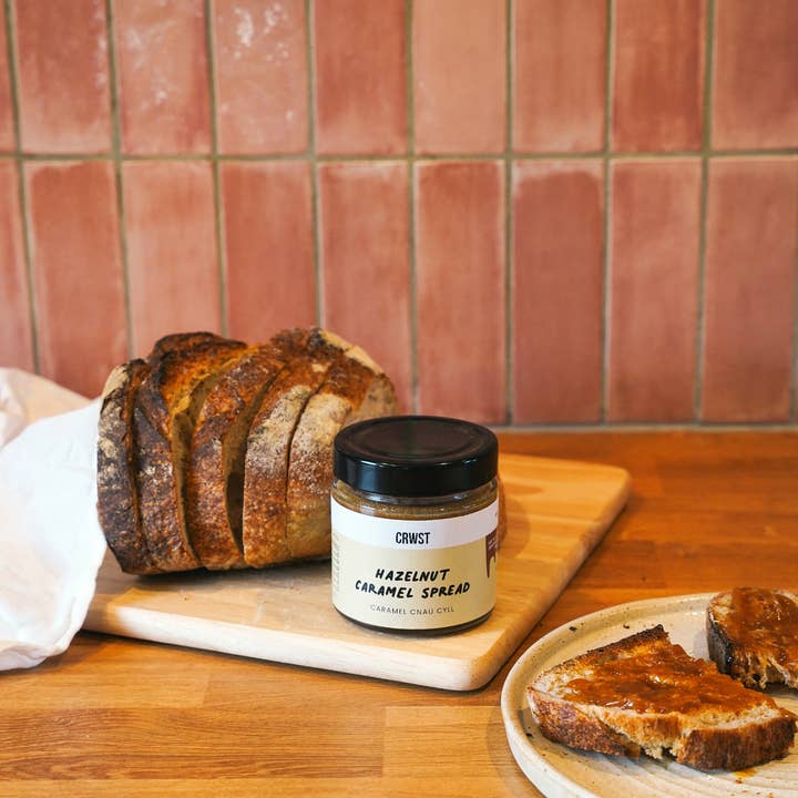 Crwst – wholesale Nut butter – Hazelnut Caramel Spread (210g)2