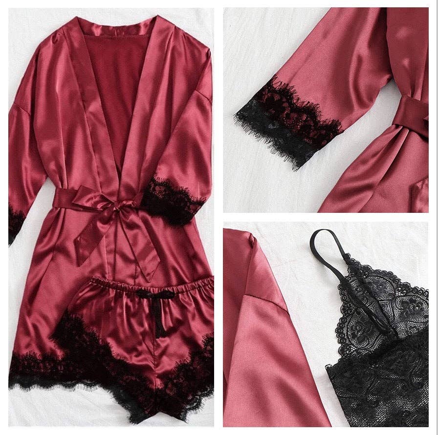 Blak Wardrob - Wholesale Lingerie Set - Women's - Women's Sexy Solid Color Lingeri6