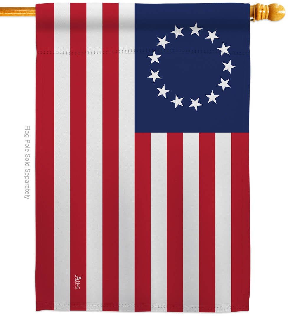 Two Group Flag Co - Venta al por mayor Bandera y manga de viento - Bandera de decoración histórica de Estados Unidos de Betsy Ross1