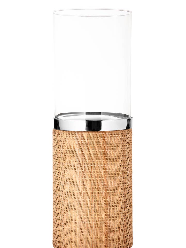 CATANIA C/ LINTERNA DE CRISTAL RATÁN/H.58 D.20 para venta al por mayor de FINK Living