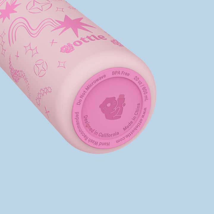 Ottle Hydration - Wholesale Water Bottle - Sunburst Wiggle 20 oz Water Bottle3