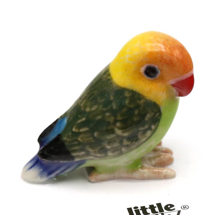 Namibia Lovebird Porcelain Miniature for wholesale by Little Critterz