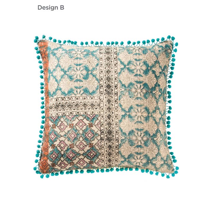 Namaste – wholesale Throw pillow cover – Tribal Indian Embroidered Cushion Cover1