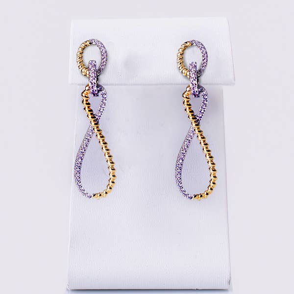 Infinity Statement Earrings for wholesale by My Best Kept Jewelry