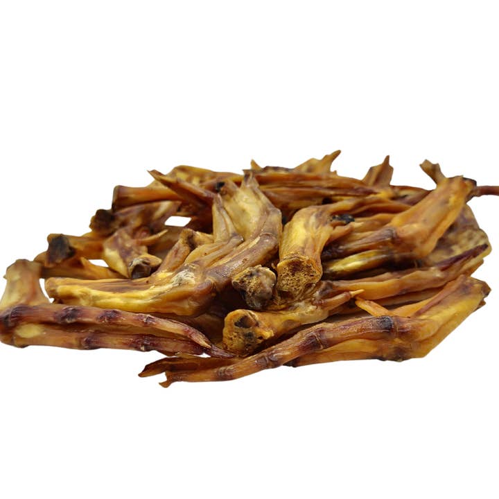 Jojo Modern Pets - Wholesale Pet Treats - Dog - Duck Feet Dog Treats - Single-Ingredient Chews (25/Bag)