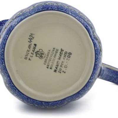 Pichet 3½ tasse Rhapsody In Blue Thème UNIKAT pour la vente par Polmedia Polish Pottery