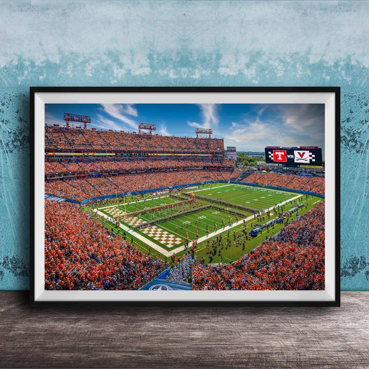 Art mural de football - Ouverture de la saison 2023 - Toile pour la vente par Clifton Haley Photography