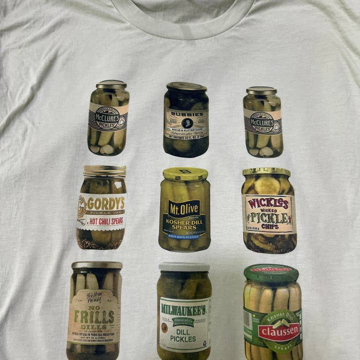 Par.tees by Party On! - Vente T-shirt sérigraphié – femme - T-shirt graphique drôle de cornichons en conserve de l'ère des cornichons3