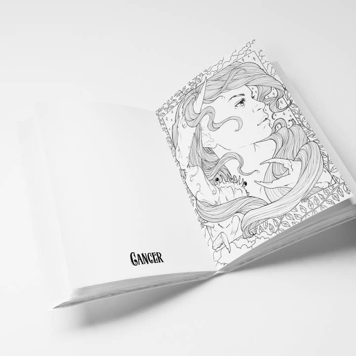 Tawny Fritz Art - Wholesale Coloring Book - Adult - Stargazing: Coloring the Zodiac ✨ Coloring Book ✨